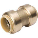 ProLine 1/2 In. PF Brass Push Fit Coupling