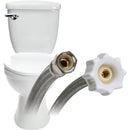 Fluidmaster Click Seal 3/8 In. Comp x 7/8 In. Ballcock x 20 In. L Braided Stainless Steel Toilet Connector