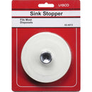 Lasco 4-1/8 In. Dia. White Rubber Disposer Stopper