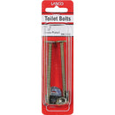 Lasco 1/4 In. x 3-1/4 In. Long Brass Plated Steel Toilet Bolts