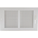 Selkirk 10 In. x 6 In. White Wall Register