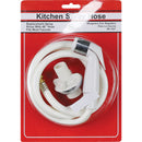 Lasco 48 In. White Spray Head with Hose Sprayer
