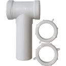 Do it Best 1-1/2 In. White Polypropylene Center Outlet Tee