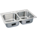 Sterling Southhaven Double Bowl 33 In. x 22 In. x 8 In. Deep Stainless Steel Kitchen Sink