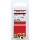 Oatey 3 In. x 7-1/2 In. ABS J-Hook Pipe Hook (4-Pack)