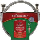 Fluidmaster 3/8 In. C x 1/2 In. FIP x 36 In. L Braided Stainless Steel Faucet Connector