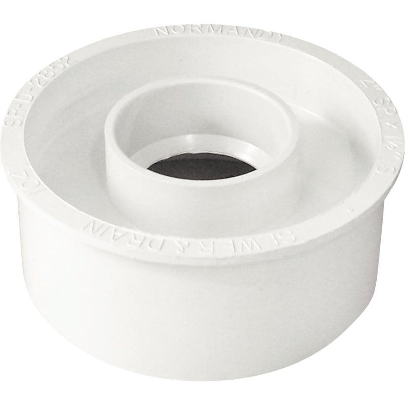 IPEX Schedule 40 4 In. to 1-1/2 In. PVC Sewer and Drain Bushing