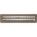 Home Impressions 2-1/4 In. x 14 In. Brown Steel Floor Register