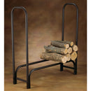 Home Impressions 4 Ft. Black Tubular Log Rack