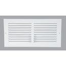 Home Impressions 6 In. x 14 In. Stamped Steel Return Air Grille