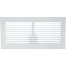 Home Impressions 6 In. x 14 In. Stamped Steel Return Air Grille