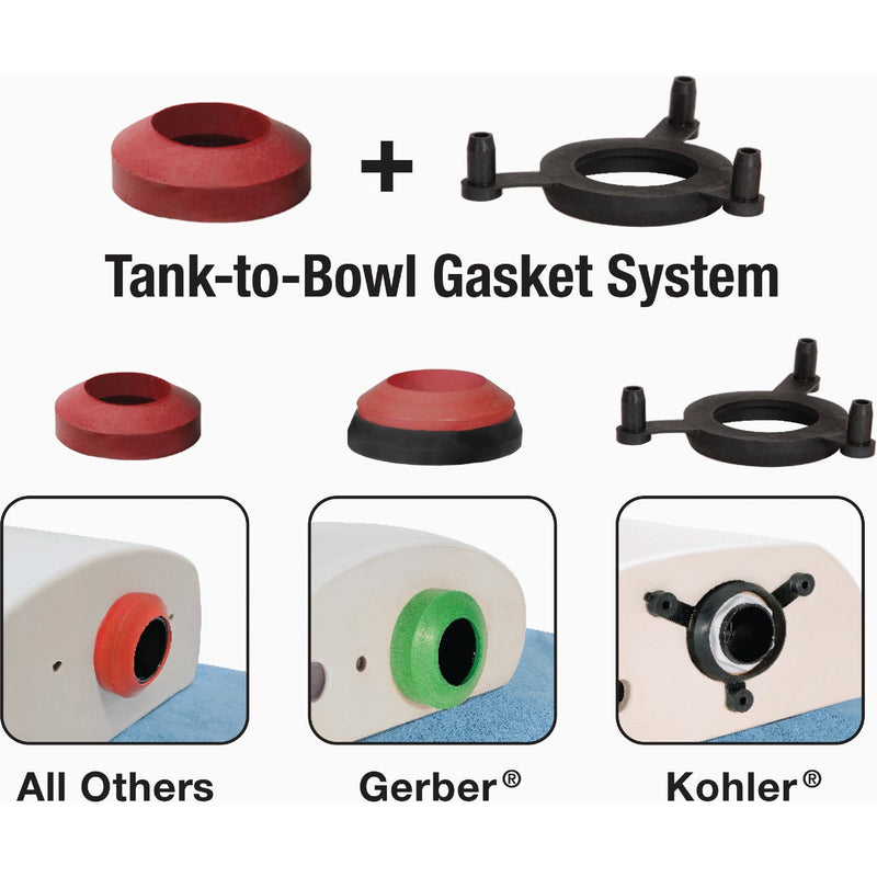 Fluidmaster PerforMAX 2 In. Universal Complete Toilet Repair Kit w/Install Tools