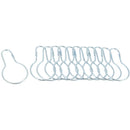Do it Chrome Shower Curtain Ring (12 Count)
