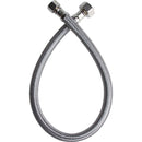 Fluidmaster 3/8 F X 1/2 In. F X 20 In. L Stainless Steel Faucet Connector