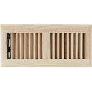 Home Impressions 4 In. x 10 In. Natural Oak Floor Register