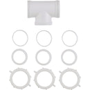 Do it Best 1-1/2 In. White PVC Three-Way Coupling Tee