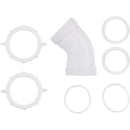 Do it Best 1-1/2 In. White PVC 45 Degree Elbow Coupling