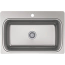 Kohler Verse Single Bowl 33 In. x 22 In. x 9-5/16 In. Deep Stainless Steel Drop-In Kitchen Sink