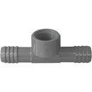 Boshart 1/2 In. x 1/2 In. x 1/2 In. FIP Combination Polypropylene Insert Tee