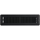 Home Impressions 2-1/4 In. x 12 In. Matte Black Steel Floor Register