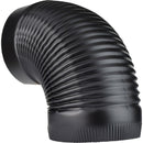 Imperial Single Wall 90 deg 8 In. Crimped Elbow