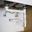 Keeney 1-1/2 In. White Polypropylene 90 Degree Elbow Coupling