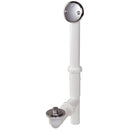 Keeney Plastic Bath Drain with Polished Chrome Lift'n Turn