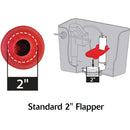 Korky Red Chlorazone Rubber Tank Ball