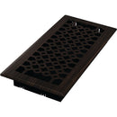 Imperial San Francisco 4 In. x 10 In. Oil-Rubbed Bronze Steel Floor Register