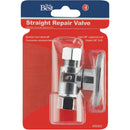 Do it Best 3/8 In. C X 3/8 In. OD Chrome Plated Brass Stop Valve