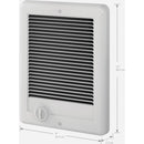 Cadet Com-Pak 1000W 120V Electric Fan-Forced Heater with Thermostat, White