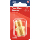 Do it 1/2 In. x 1/2 In. Brass Male Flare Adapter