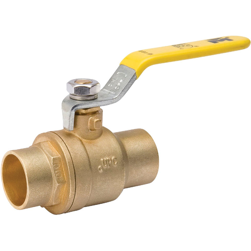 ProLine 1 In. SWT x 1 In. SWT Brass Ball Valve