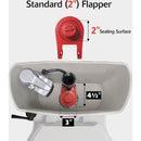 Korky 2 In. EasyFix Universal Flush Valve Repair Kit with Adjustable Flapper