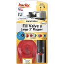 Korky QuietFILL Platinum Fill Valve and 3 In. Flapper Kit