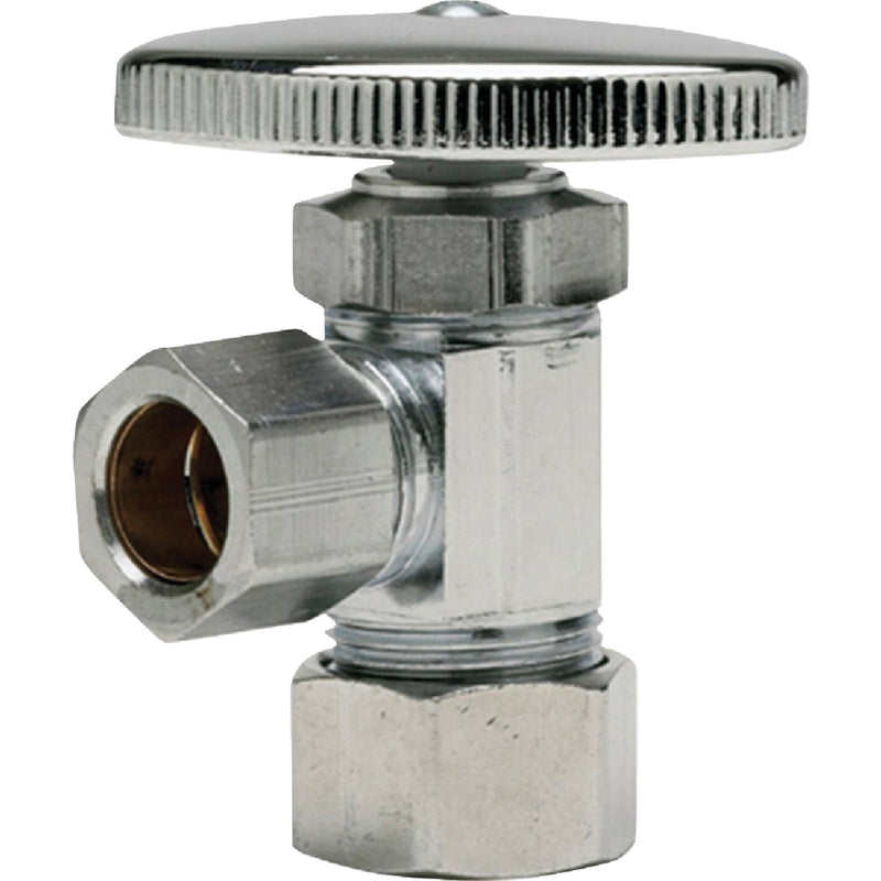 ProLine 5/8 In. OD x 3/8 In. OD Quarter Turn Angle Stop