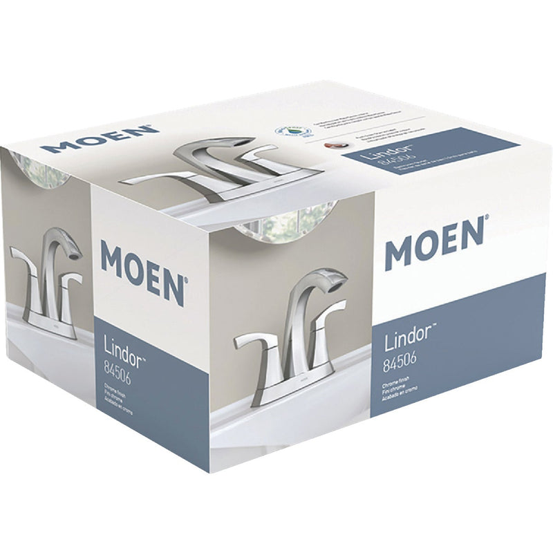 Moen Lindor 2-Handle Lever Centerset Bathroom Faucet, Chrome