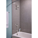 Moen Lindor Posi-Temp 1-Handle Lever Tub & Shower Faucet, Spot Resist Brushed Nickel