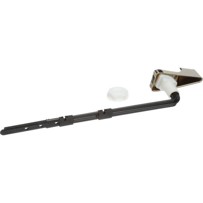 Fluidmaster Sure-Fit Basic Polished Brass Tank Lever with Plastic Arm