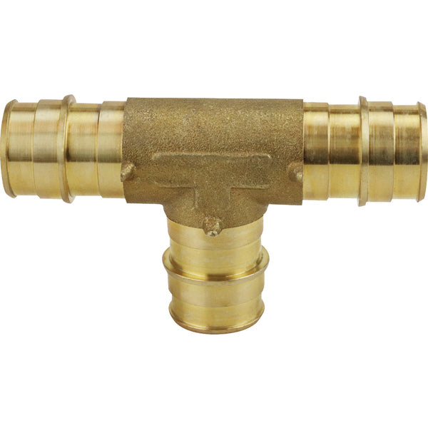 Apollo Retail 1/2 In. x 1/2 In x 1/2 In. Barb Brass PEX-A Tee