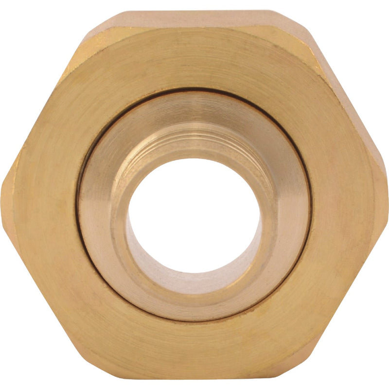 SharkBite 3/4 In. Barb x 1 In. NPSM Brass PEX Swivel Adapter