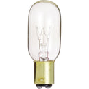 Satco 15W Clear Bayonet Base T7 Incandescent Tubular Appliance Light Bulb