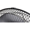 Best Comfort 16 In. 3-Speed Extends to 49 In. H. Black Oscillating Pedestal Fan