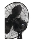 Best Comfort 16 In. 3-Speed Extends to 49 In. H. Black Oscillating Pedestal Fan