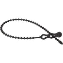 Gardner Bender Beadle Wrap 12 In. x 1/4 In. Black Flexible Plastic Cable Tie (15-Pack)