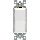 Leviton Decora Commercial Grade 20 Amp Rocker Single Pole Switch, White