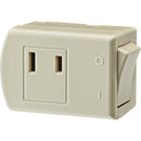 Leviton Ivory 13A Plug-In Switch Adapter