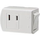Leviton White 13A Plug-In Switch Adapter