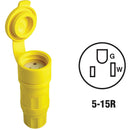 Leviton 15A 125V 3-Wire 2-Pole Wetguard Cord Connector