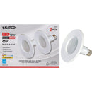 Satco 5 In./6 In. Retrofit White LED Recessed Light Kit (2-Pack)